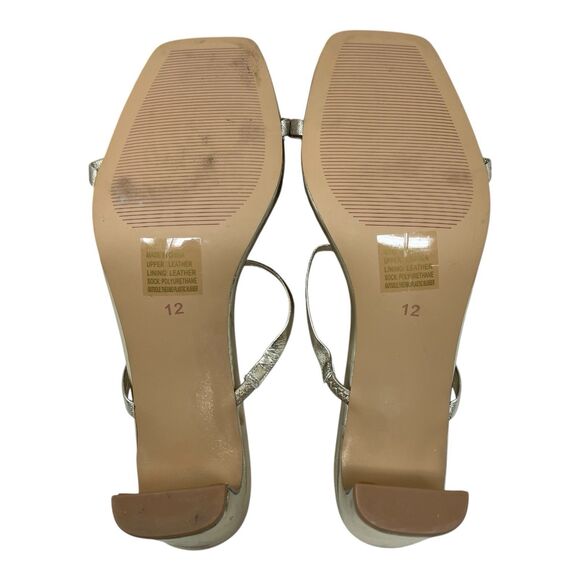 Farylrobin Dressy Open Toe Gold Heels Womens 12 Analise - Picture 11 of 14